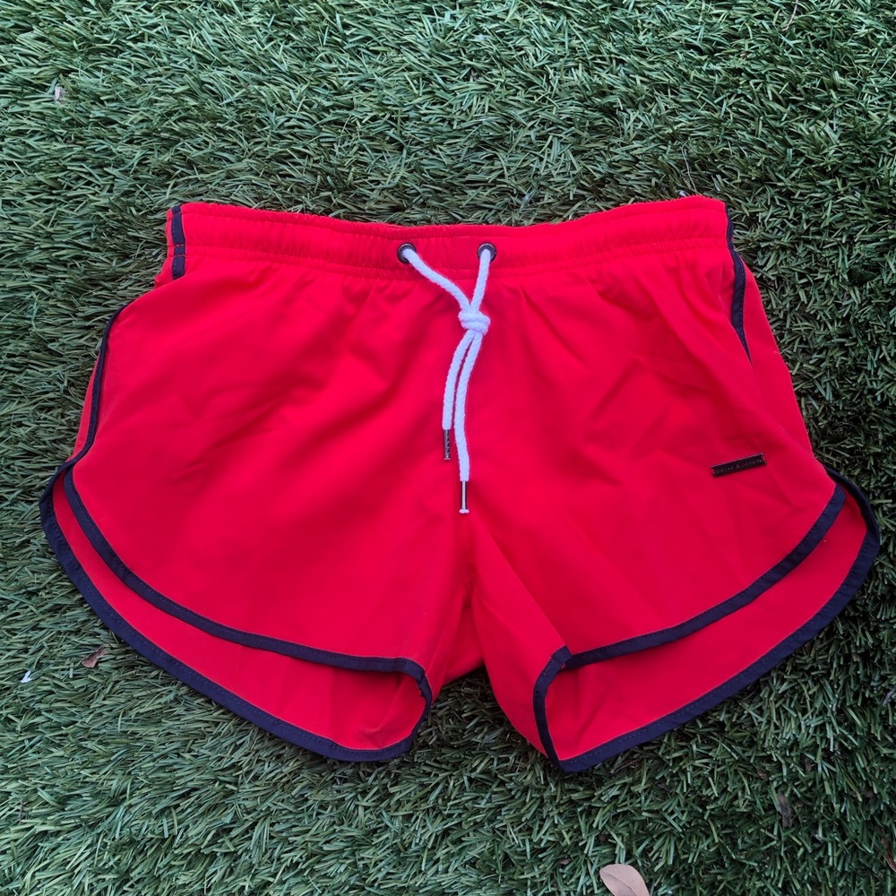 Parke and Ronen ‘Sprinter Solid Stretch’ 3” inseam in Red / Indigo - Picture 6 of 11